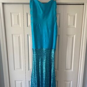 Alberto Malaki Mermaid Sequin Gown
